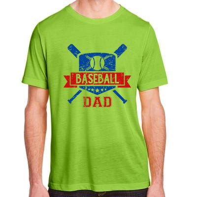 Funny Vintage Baseball Dad Cool Gift Adult ChromaSoft Performance T-Shirt