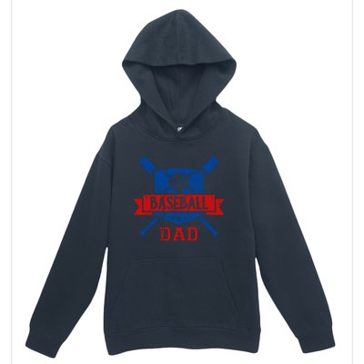 Funny Vintage Baseball Dad Cool Gift Urban Pullover Hoodie