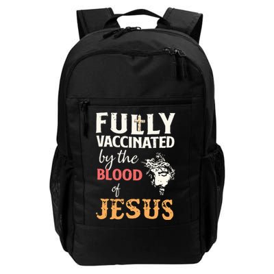 Fully Vaccinated By The Blood Of Jesus Backpack