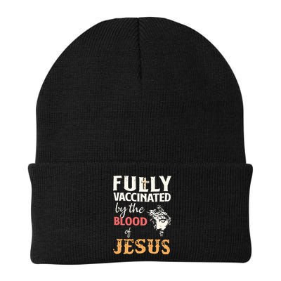 Fully Vaccinated By The Blood Of Jesus Beanie