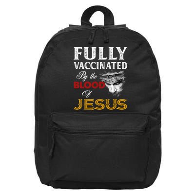 Fully Vaccinated By The Blood Of Jesus TShirt 16 in Basic Backpack