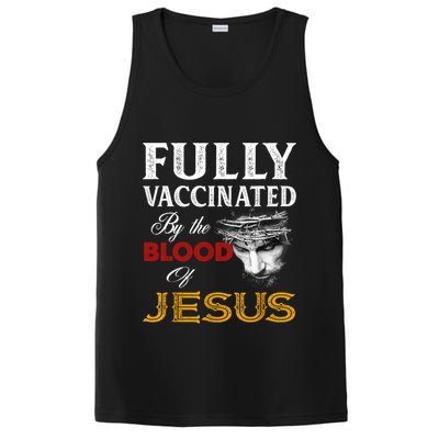 Fully Vaccinated By The Blood Of Jesus TShirt PosiCharge Competitor Tank