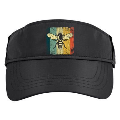 Funny Vintage Bee Designs For Honey Beekeeping Bee Adult Drive Performance Visor