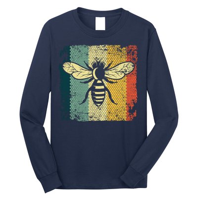 Funny Vintage Bee Designs For Honey Beekeeping Bee Long Sleeve Shirt