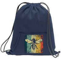 Funny Vintage Bee Designs For Honey Beekeeping Bee Sweatshirt Cinch Pack Bag