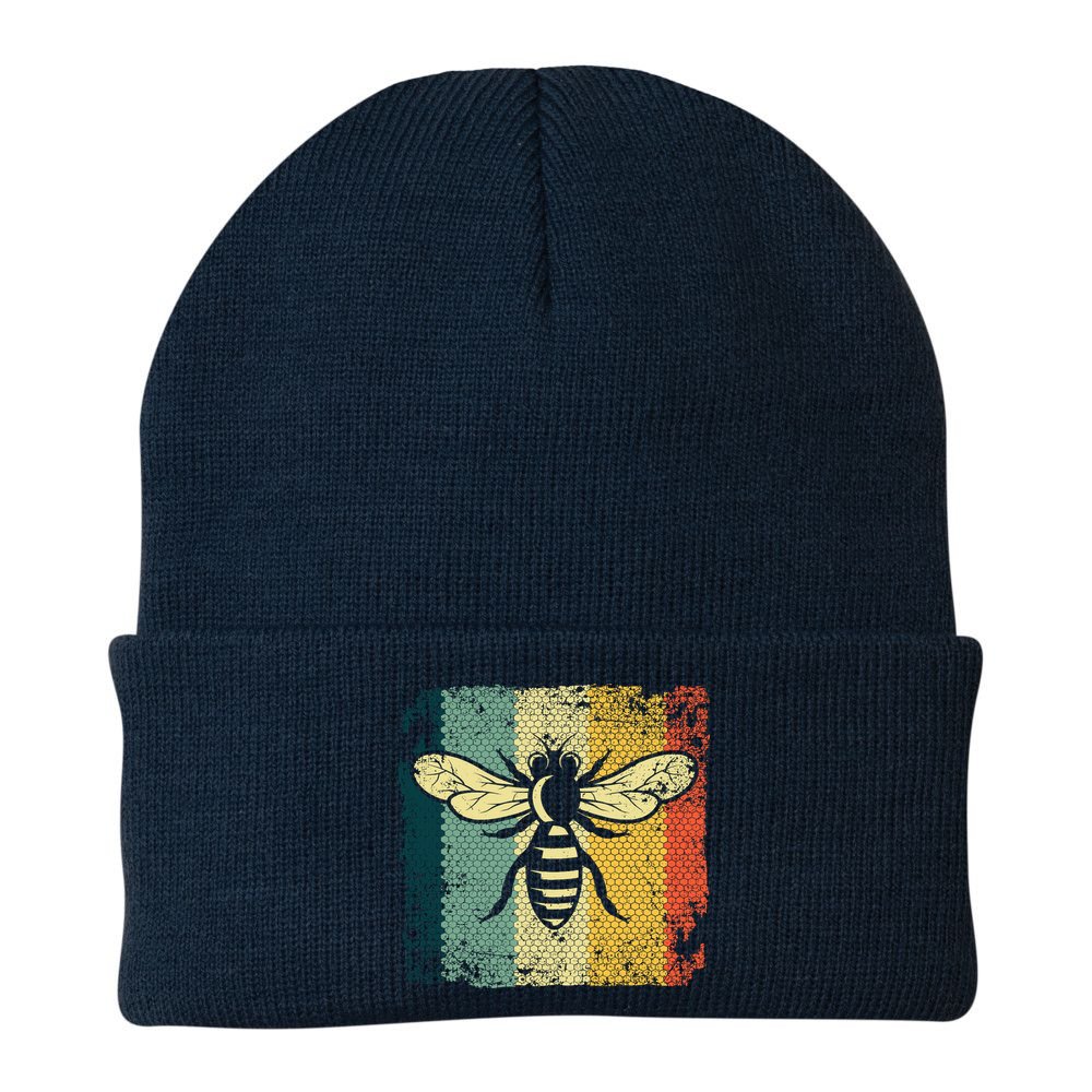 Funny Vintage Bee Designs For Honey Beekeeping Bee Beanie