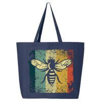 Funny Vintage Bee Designs For Honey Beekeeping Bee 25L Jumbo Tote