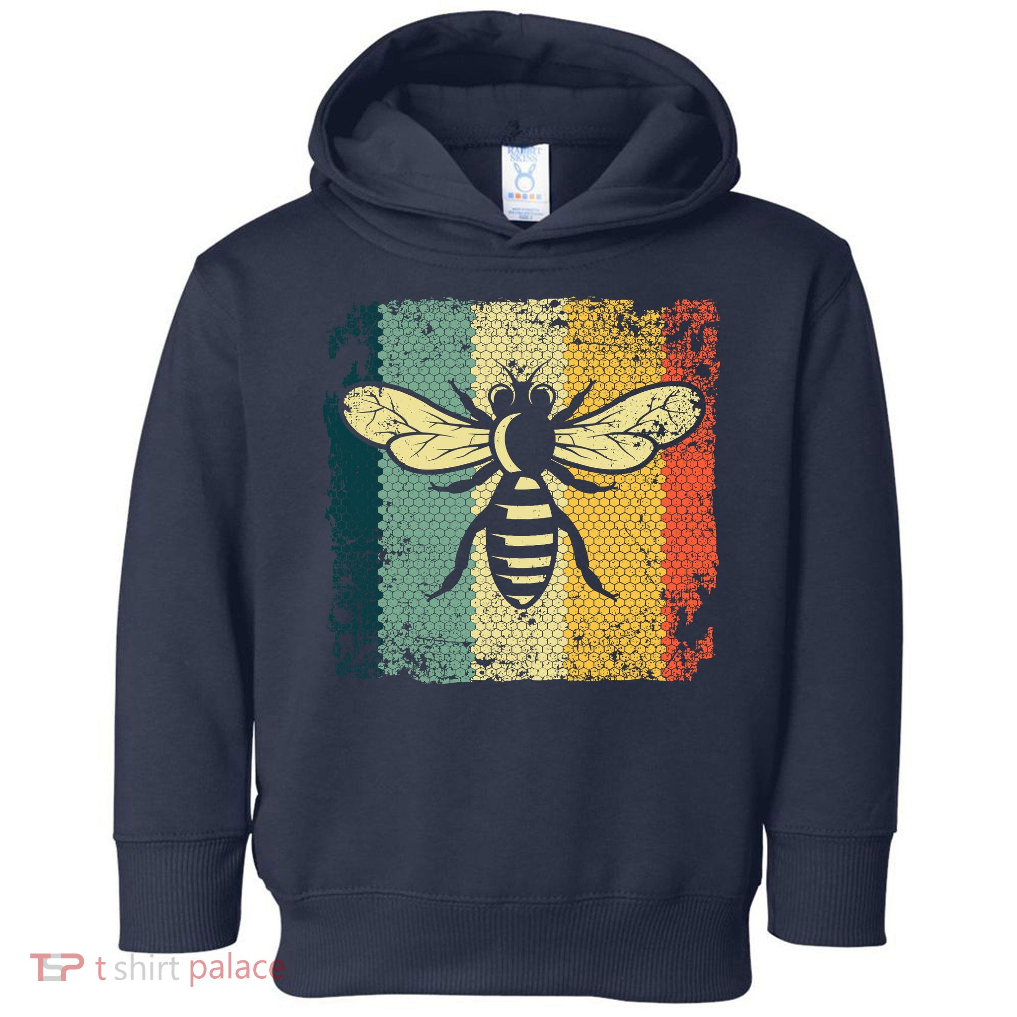 Funny Vintage Bee Designs For Honey Beekeeping Bee Toddler Hoodie