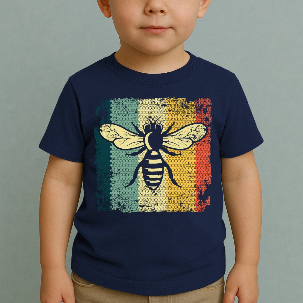 Funny Vintage Bee Designs For Honey Beekeeping Bee Toddler T-Shirt