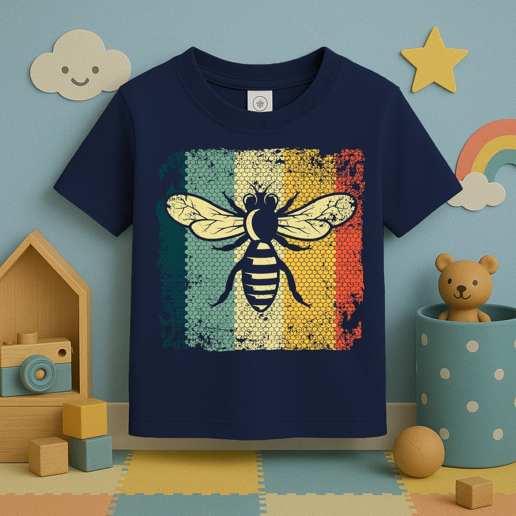 Funny Vintage Bee Designs For Honey Beekeeping Bee Toddler T-Shirt