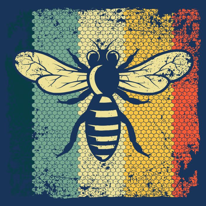Funny Vintage Bee Designs For Honey Beekeeping Bee Toddler T-Shirt