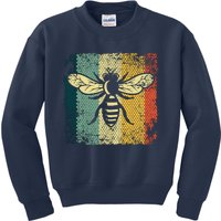 Funny Vintage Bee Designs For Honey Beekeeping Bee Kids Sweatshirt