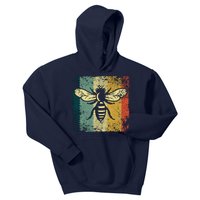 Funny Vintage Bee Designs For Honey Beekeeping Bee Kids Hoodie