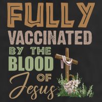 Fully Vaccinated By The Blood Of Jesus Adult Drive Performance Visor