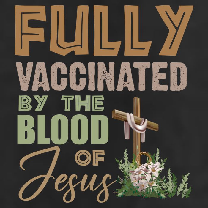 Fully Vaccinated By The Blood Of Jesus Adult Drive Performance Visor