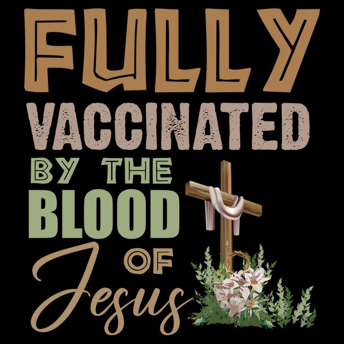 Fully Vaccinated By The Blood Of Jesus Zip Tote Bag