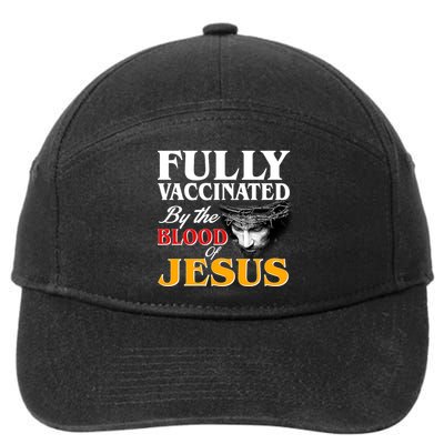 Fully Vaccinated By The Blood Of Jesus 7-Panel Snapback Hat