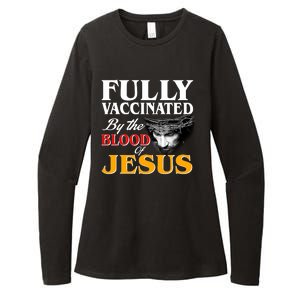 Fully Vaccinated By The Blood Of Jesus Womens CVC Long Sleeve Shirt