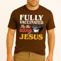Fully Vaccinated By The Blood Of Jesus Cooling Performance Crew T-Shirt