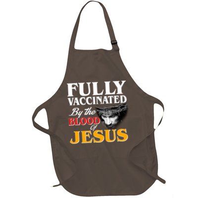 Fully Vaccinated By The Blood Of Jesus Apron