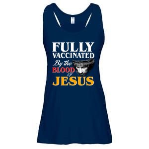 Fully Vaccinated By The Blood Of Jesus Ladies Essential Flowy Tank