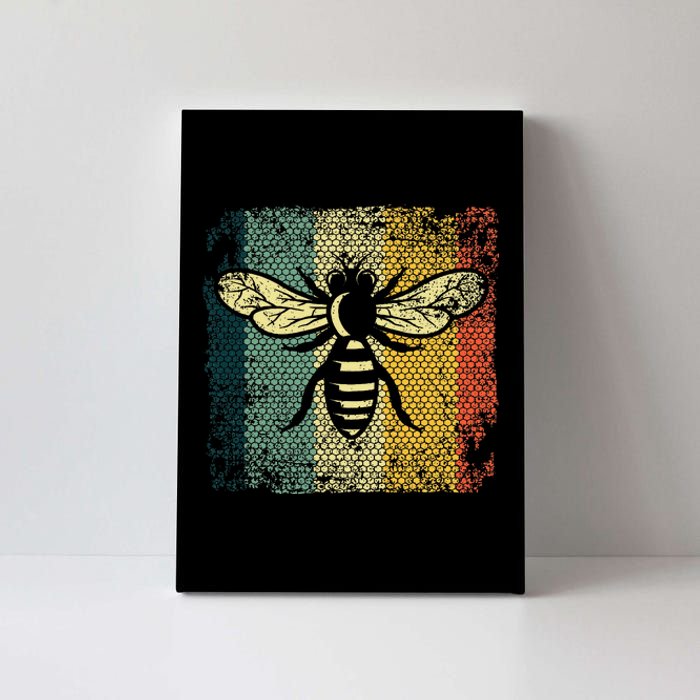 Funny Vintage Bee Designs For Honey Beekeeping Bee Canvas