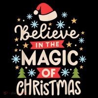 Funny Vintage Believe In The Magic Of Christmas Baby Bodysuit