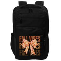 Fall Vibes Bow Coquette Autumn Impact Tech Backpack