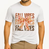 Fall Vibes Bow Coquette Autumn Cooling Performance Crew T-Shirt