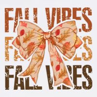 Fall Vibes Bow Coquette Autumn Coffee Mug