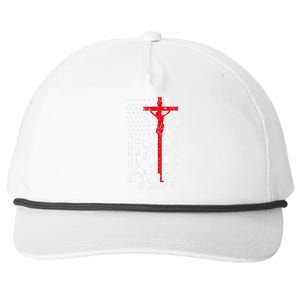 Fully Vaccinated By The Blood Of Jesus Christian Snapback Five-Panel Rope Hat