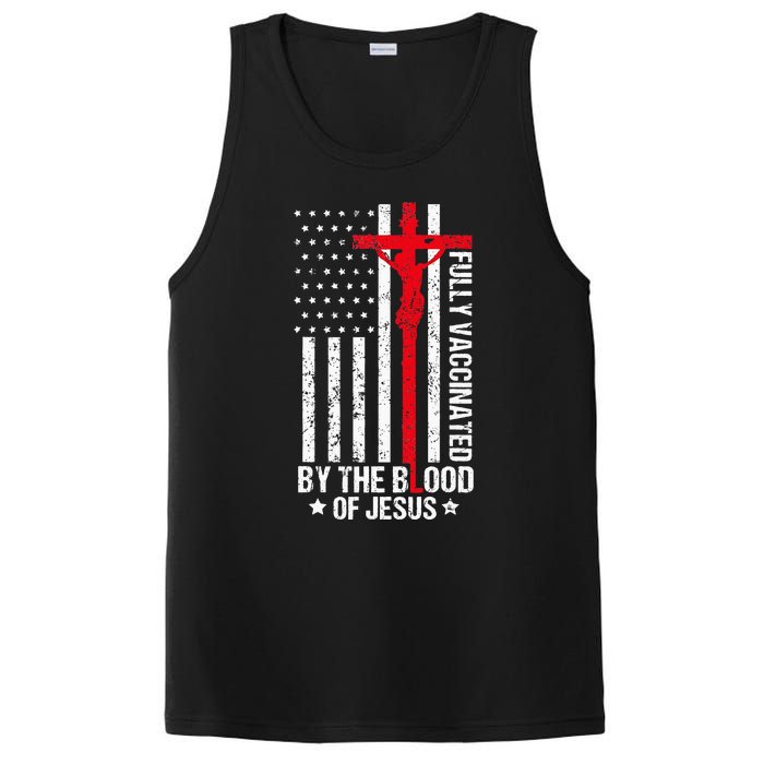 Fully Vaccinated By The Blood Of Jesus Christian PosiCharge Competitor Tank