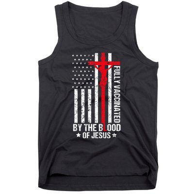 Fully Vaccinated By The Blood Of Jesus Christian Tank Top