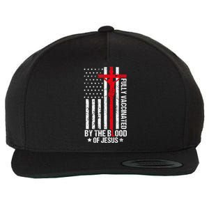 Fully Vaccinated By The Blood Of Jesus Christian Wool Snapback Cap