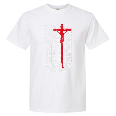 Fully Vaccinated By The Blood Of Jesus Christian Garment-Dyed Heavyweight T-Shirt