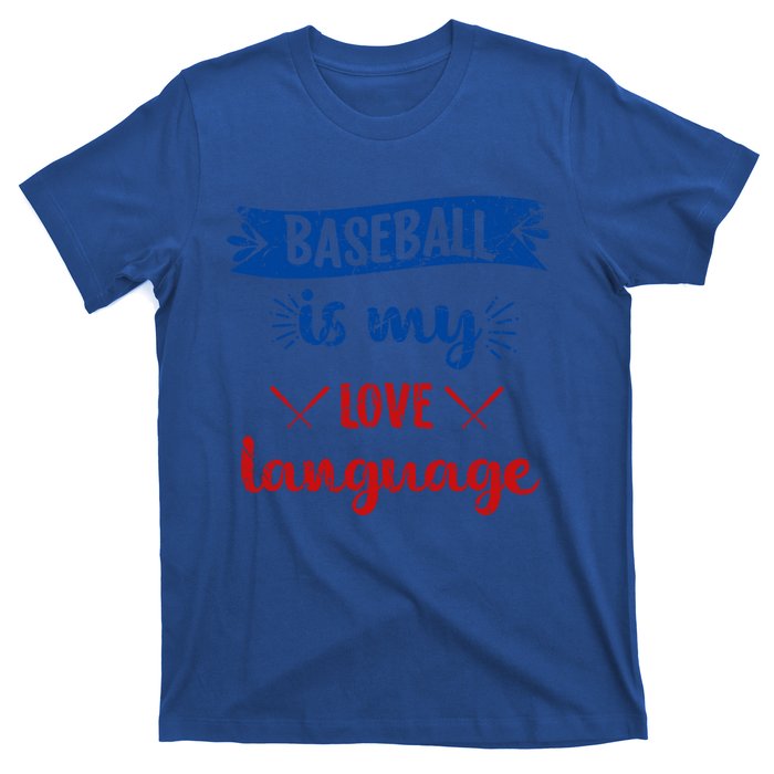 Funny Vintage Baseball Is My Love Language Swea T-Shirt