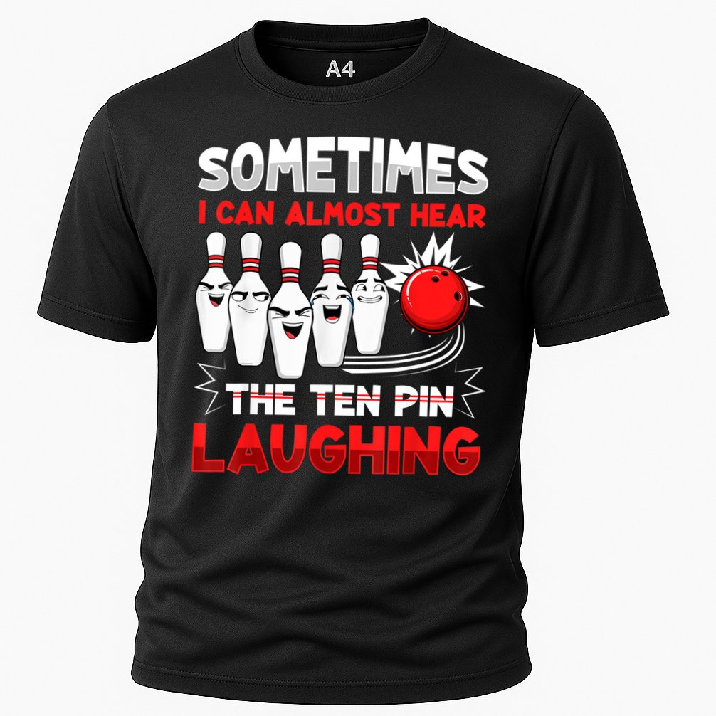 Funny Vintage Bowling Team Bowler Bowling Lover Boys Girls Cooling Performance Crew T-Shirt