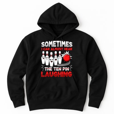 Funny Vintage Bowling Team Bowler Bowling Lover Boys Girls Hoodie