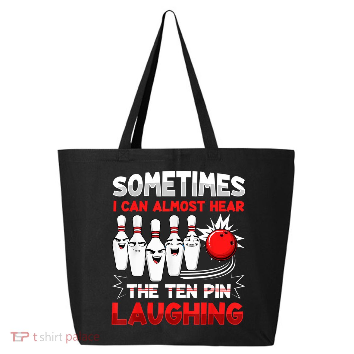 Funny Vintage Bowling Team Bowler Bowling Lover Boys Girls 25L Jumbo Tote