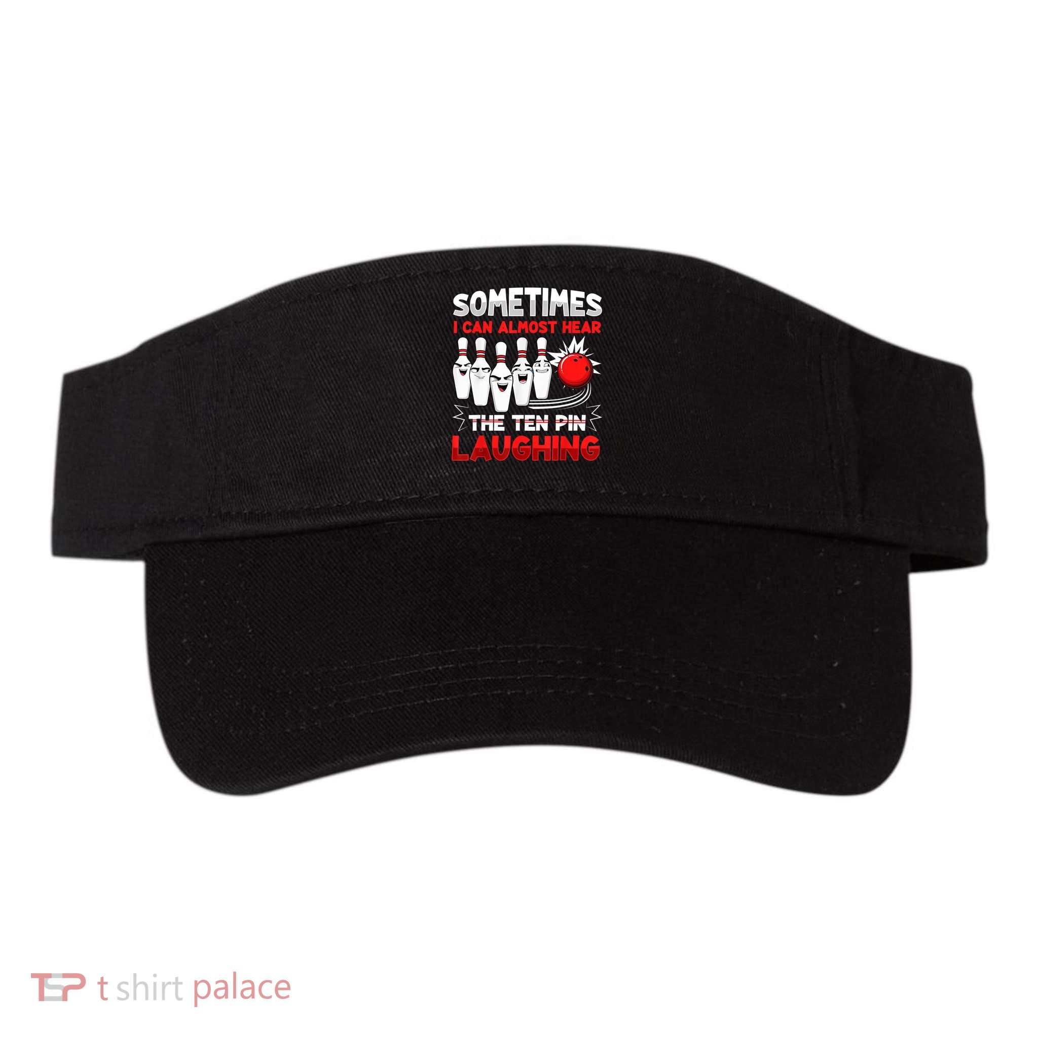 Funny Vintage Bowling Team Bowler Bowling Lover Boys Girls Visor