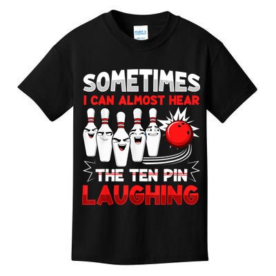Funny Vintage Bowling Team Bowler Bowling Lover Boys Girls Kids T-Shirt