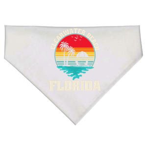 Family Vacation Clearwater Beach Florida Palm Tree Meaningful Gift USA-Made Doggie Bandana