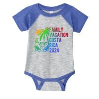 Family Vacation Costa Rica 2024 Costa Rica Family Vacation Meaningful Gift Infant Baby Jersey Bodysuit