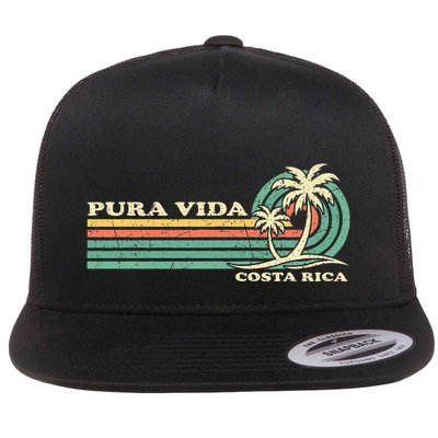 Family Vacation Costa Rica Pura Vida Beach Flatbill Hat