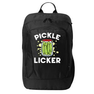 Funny Vegan Cucumber Pickle Jar Pickle Licker Vegetarian Gift City Backpack