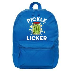 Funny Vegan Cucumber Pickle Jar Pickle Licker Vegetarian Gift 16 in Basic Backpack