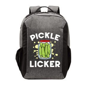 Funny Vegan Cucumber Pickle Jar Pickle Licker Vegetarian Gift Vector Backpack