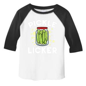 Funny Vegan Cucumber Pickle Jar Pickle Licker Vegetarian Gift Toddler Fine Jersey T-Shirt