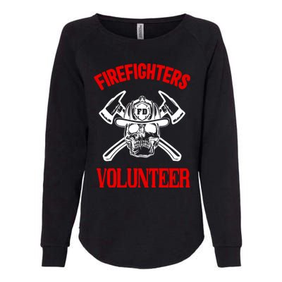 Firefighter Volunteer Cute Gift Firefighters Volunteer Fire Gift Womens California Wash Sweatshirt