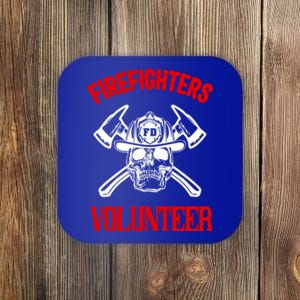 Firefighter Volunteer Cute Gift Firefighters Volunteer Fire Gift Coaster